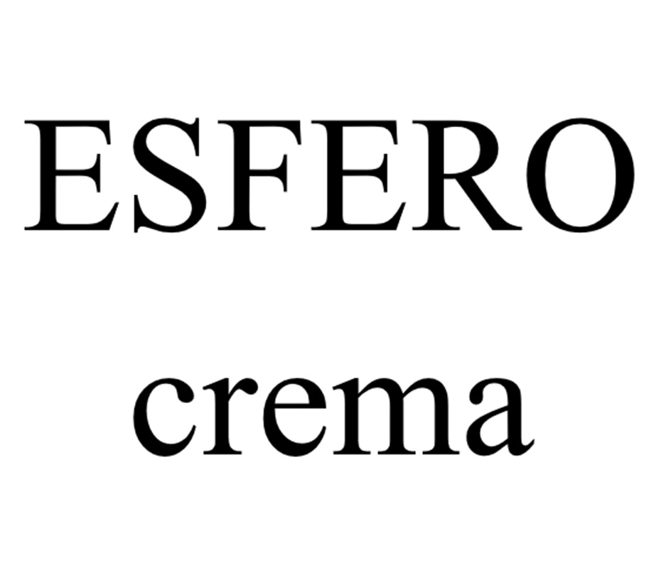 Изображение товарного знака ESFERO crema