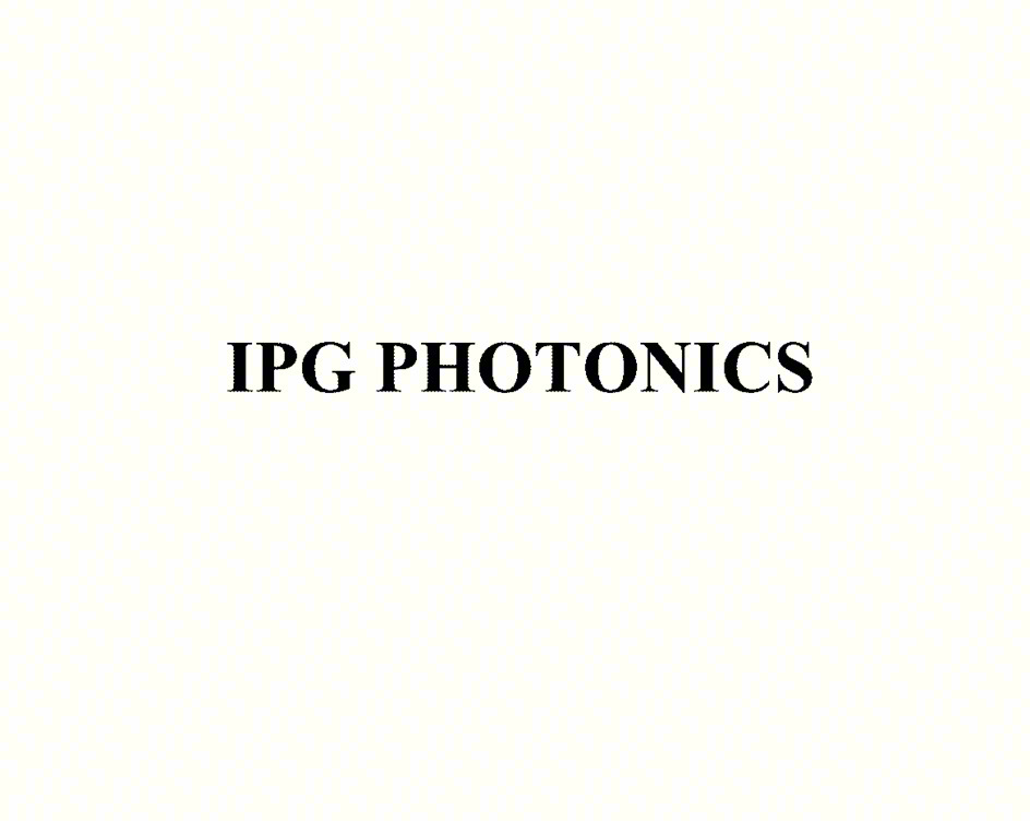 IPG PHOTONICS