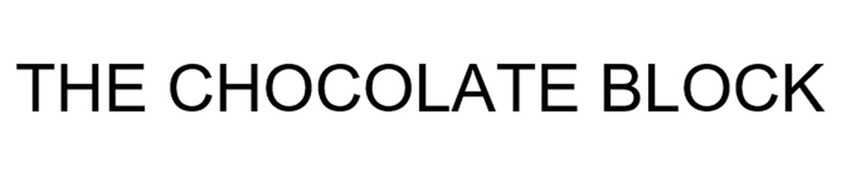 Изображение товарного знака THE CHOCOLATE BLOCK
