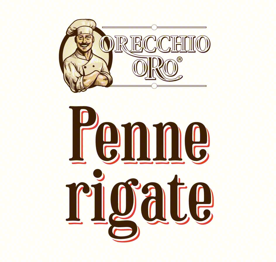 Изображение товарного знака ORECCHIO ORO Penne rigate