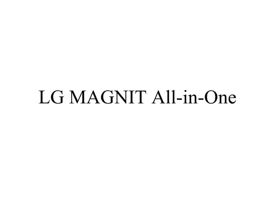 Изображение товарного знака LG MAGNIT All-in-One