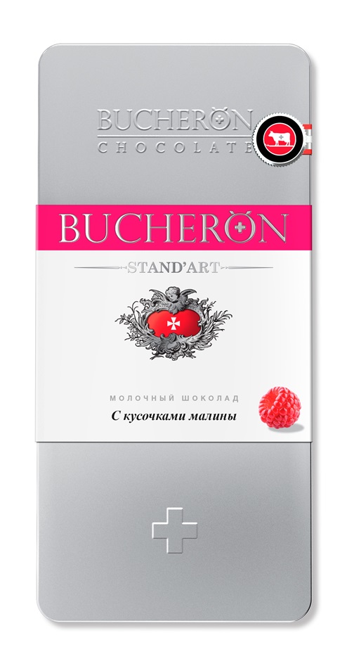 BUCHERON CHOCOLATE BUCHERON STAND’ART МОЛОЧНЫЙ ШОКОЛАД С кусочками малины