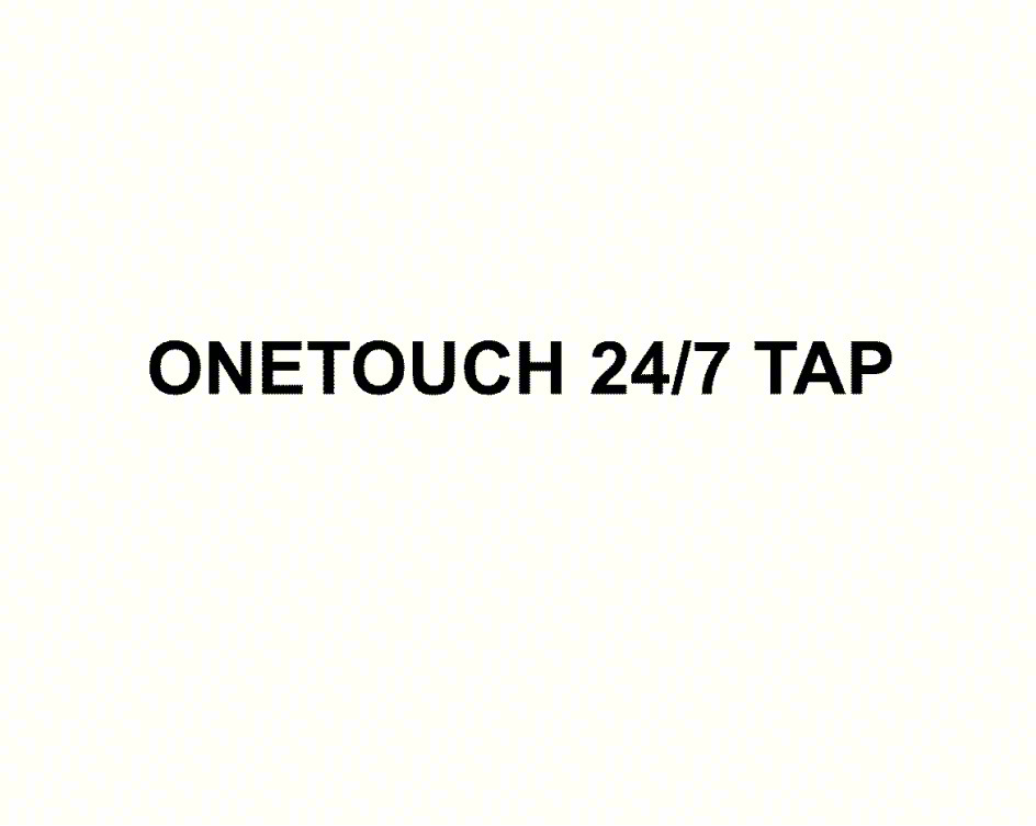 Изображение товарного знака ONETOUCH 24/7 TAP