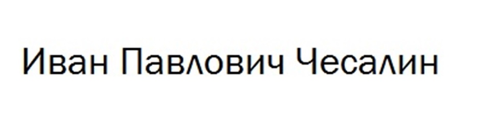 Иван Павлович Чесалин
