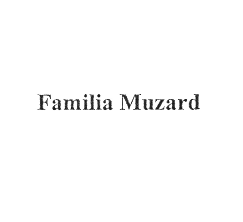 Изображение товарного знака Familia Muzard