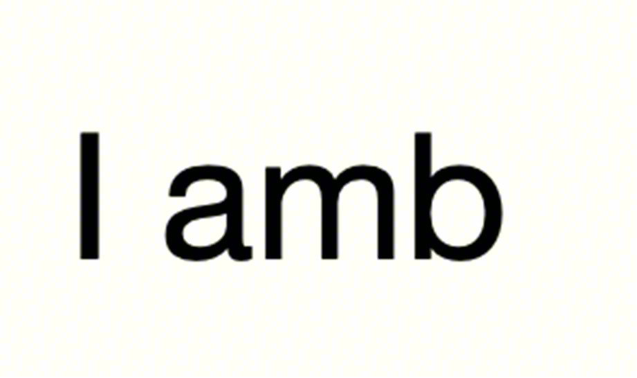 I amb