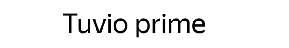 Изображение товарного знака Tuvio prime