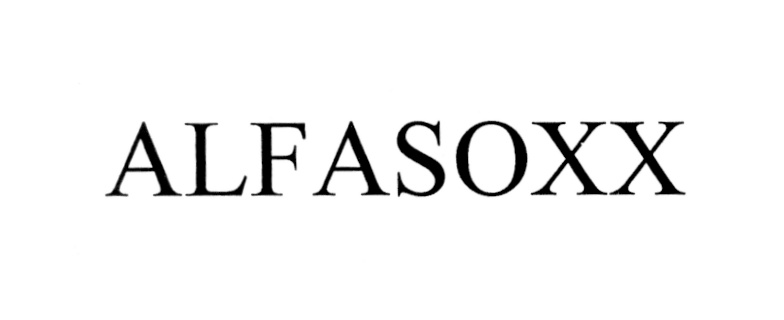 Изображение товарного знака ALFASOXX