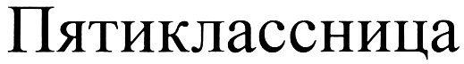 Пятиллассница