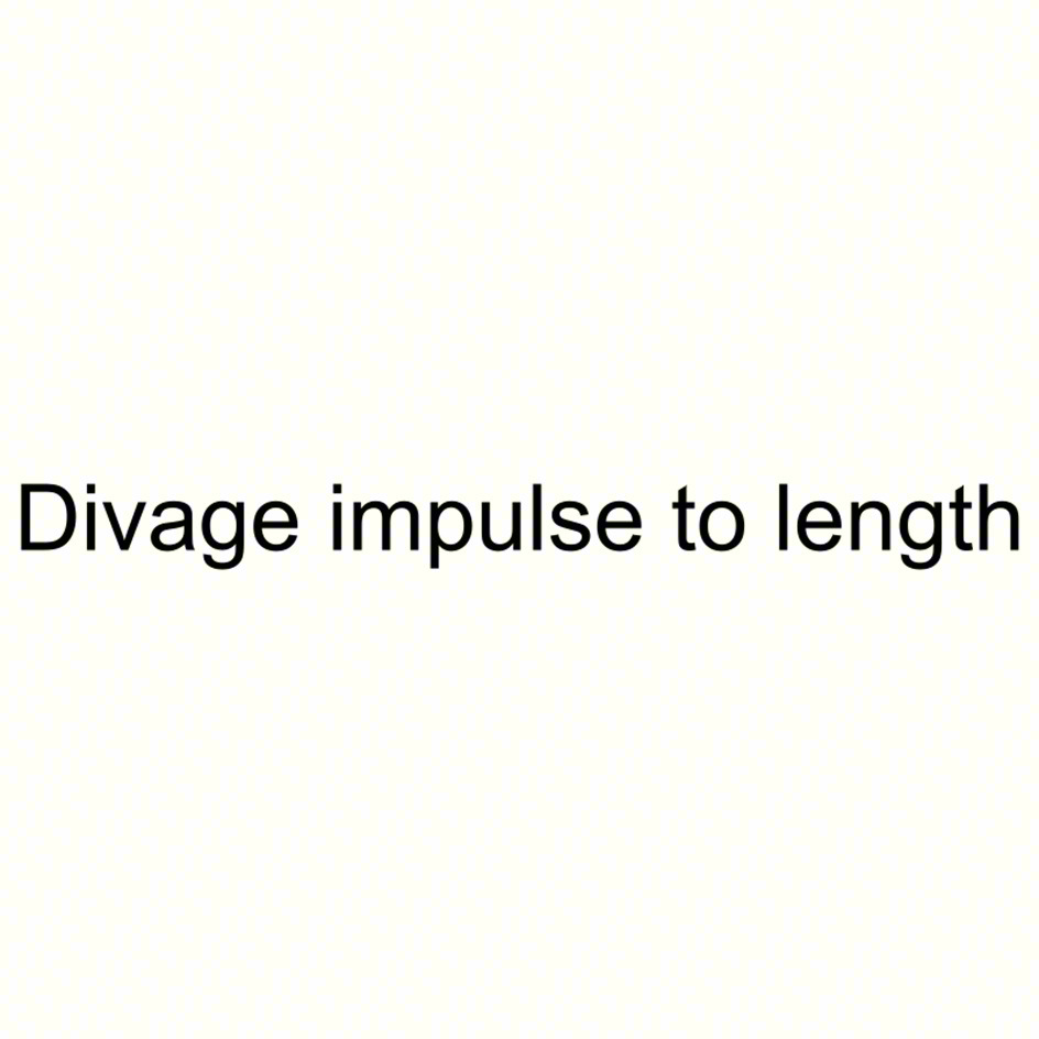 Изображение товарного знака Divage impulse to length