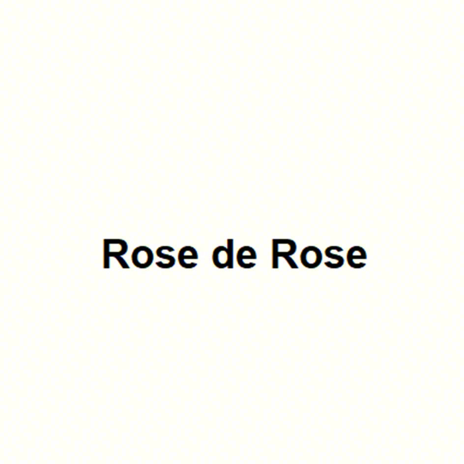 Изображение товарного знака Rose de Rose