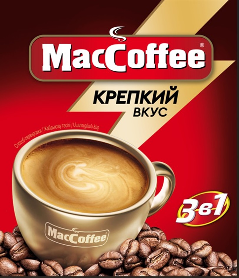 MacCoffee КРЕПКИЙ ВКУС 3 в 1
