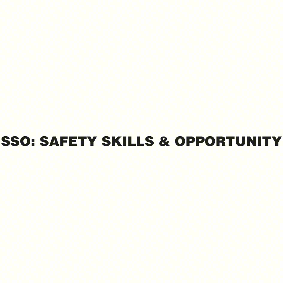SSO: SAFETY SKILLS & OPPORTUNITY