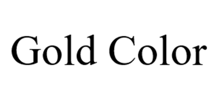 Gold Color