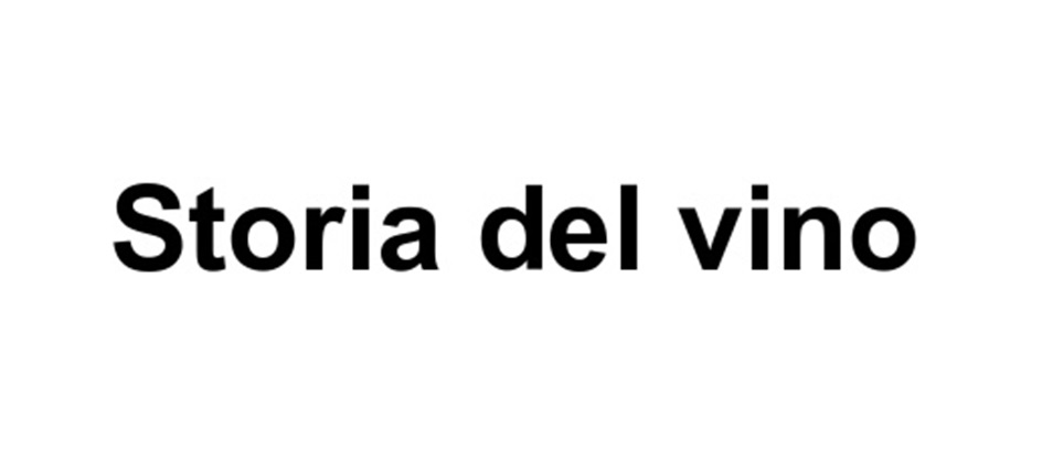 Storia del vino