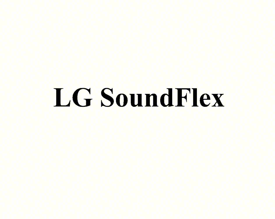 Изображение товарного знака LG SoundFlex