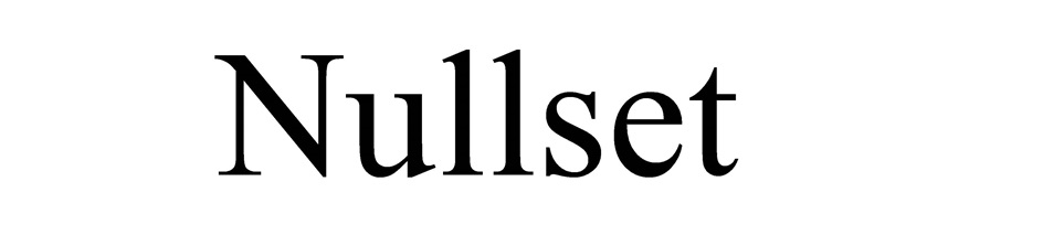 Nullset