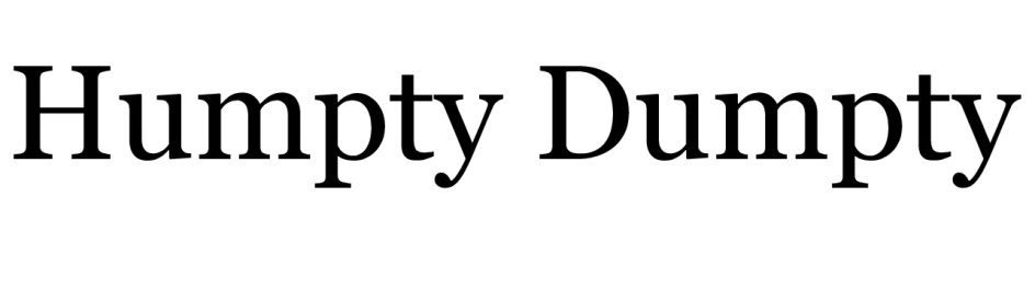 Изображение товарного знака Humpty Dumpty