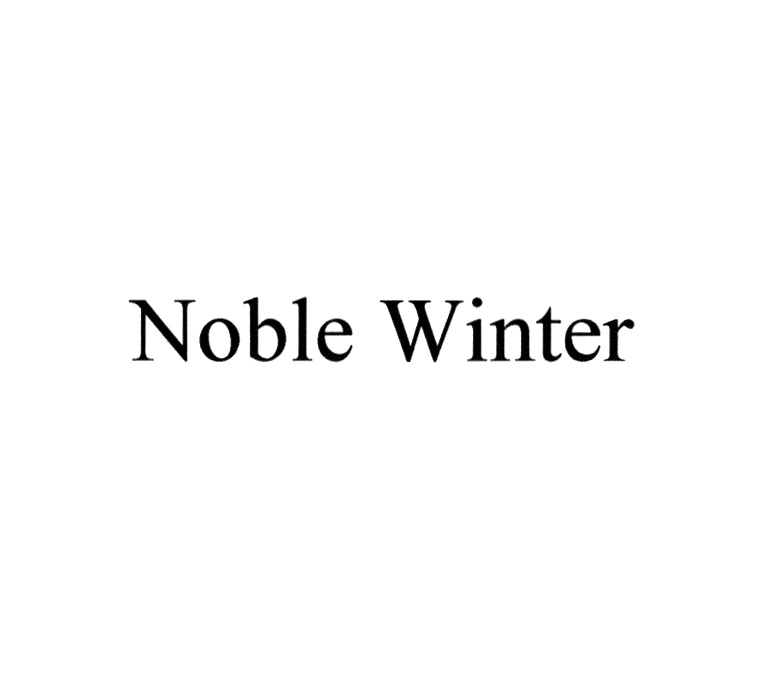Изображение товарного знака Noble Winter