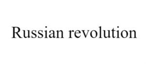 Russian revolution