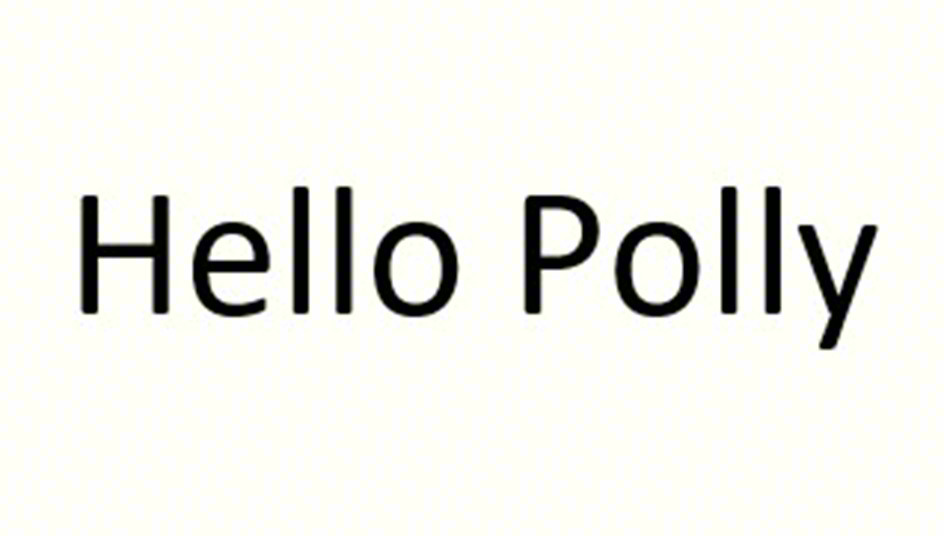 Hello Polly