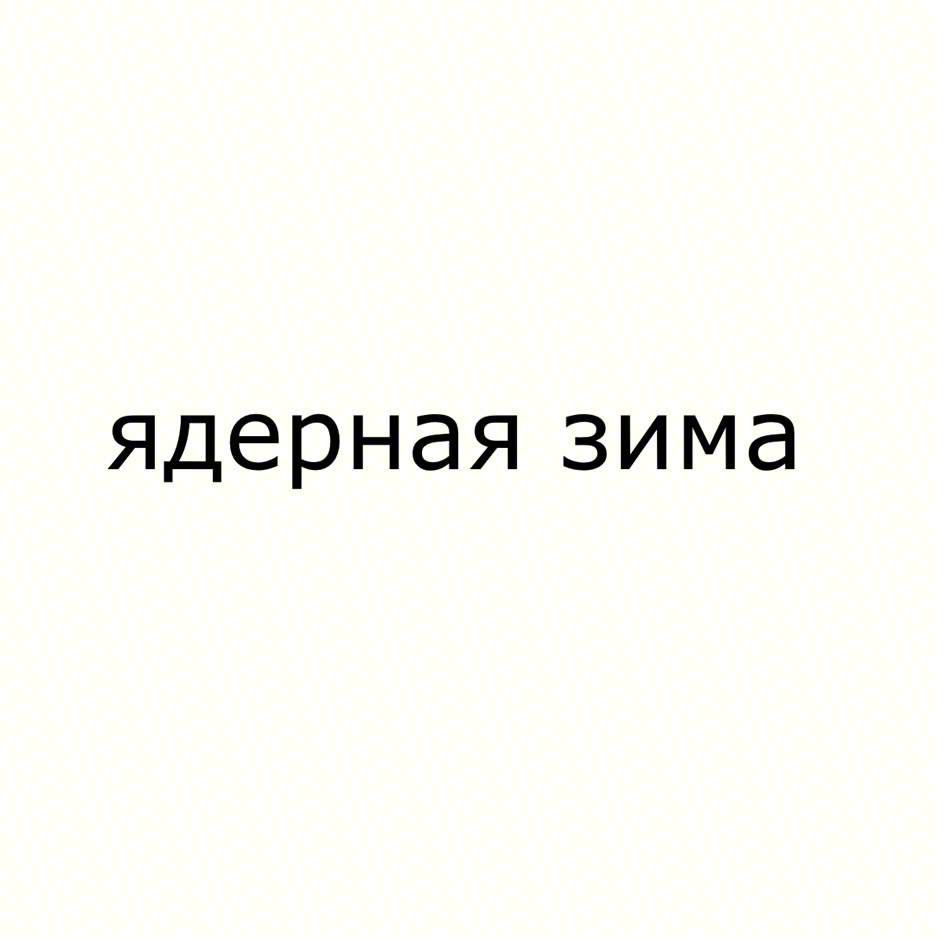 Изображение товарного знака ядерная зима