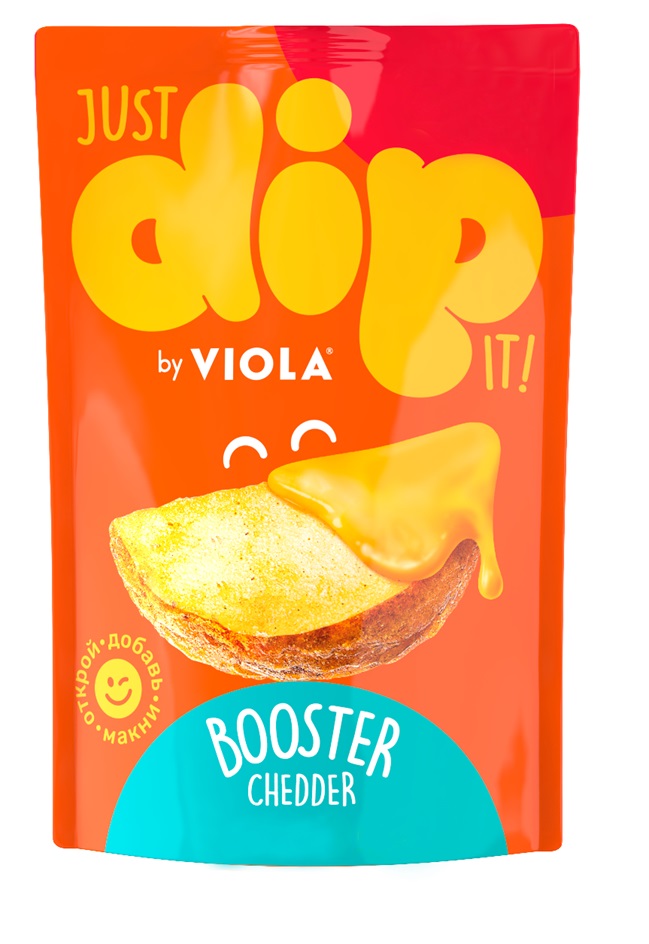 JUST dip IT! by VIOLA BOOSTER CHEDDER Открой.Добавь.Макни