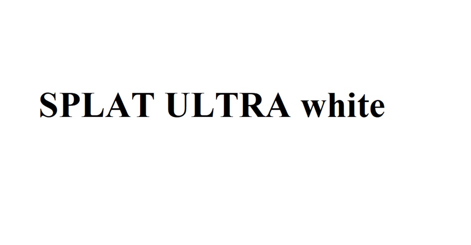 SPLAT ULTRA white