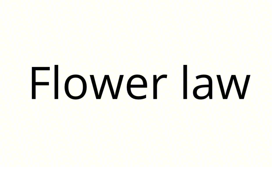 Изображение товарного знака Flower law