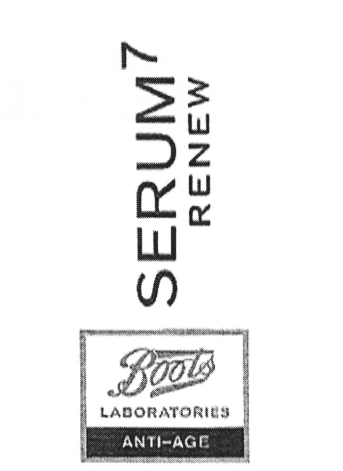 Изображение товарного знака SERUM 7 RENEW Boots LABORATORIES ANTI-AGE