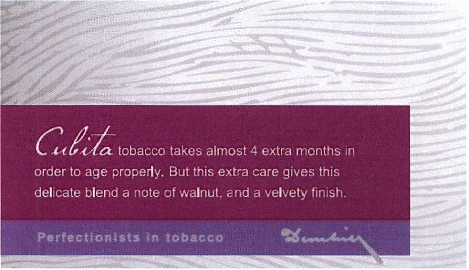 Cleta tobacco takes almost 4 extra months in order to age properly. But this extra care gives this delicate blend a note of walnut, and a velvety finish. Perfectionists in tobacco Planning