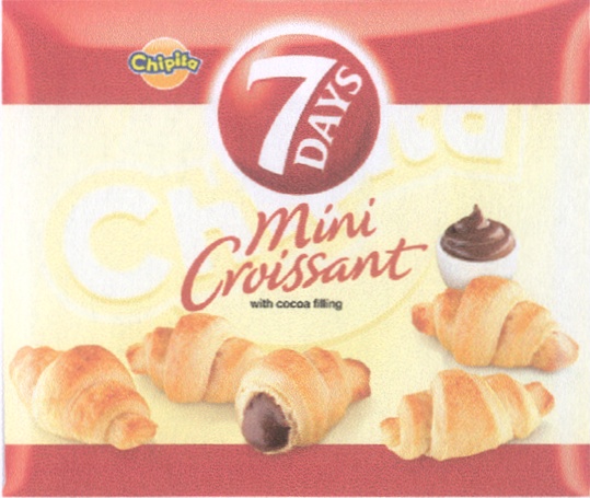 7 DAYS Mini Croissant with cocoa filling Chips