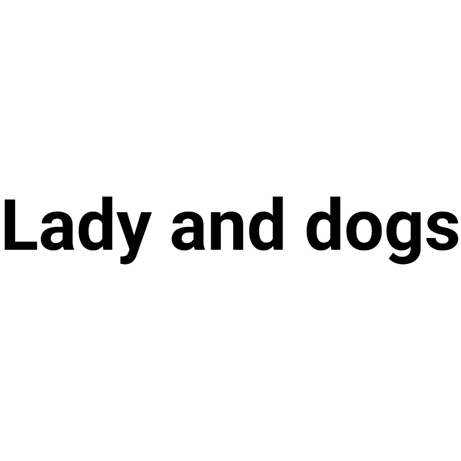 Lady and dogs