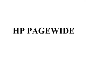 HP PAGEWIDE
