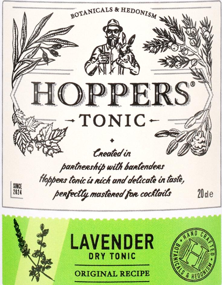 Изображение товарного знака BOTANICALS & HEDONISM HOPPERS TONIC Created in partnership…