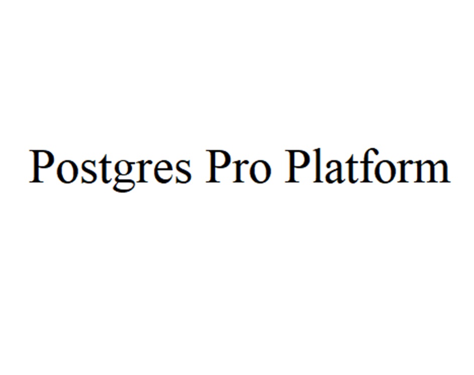 Postgres Pro Platform