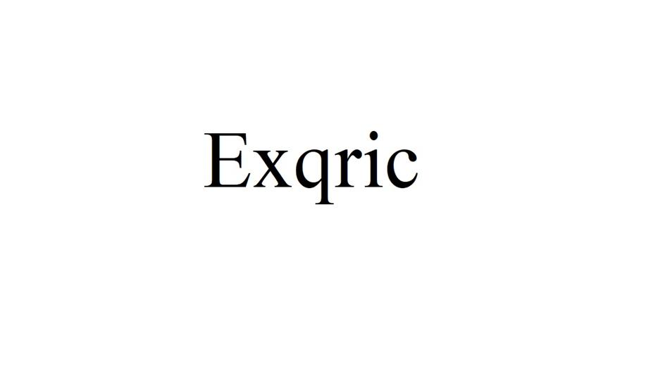 Изображение товарного знака Exqric