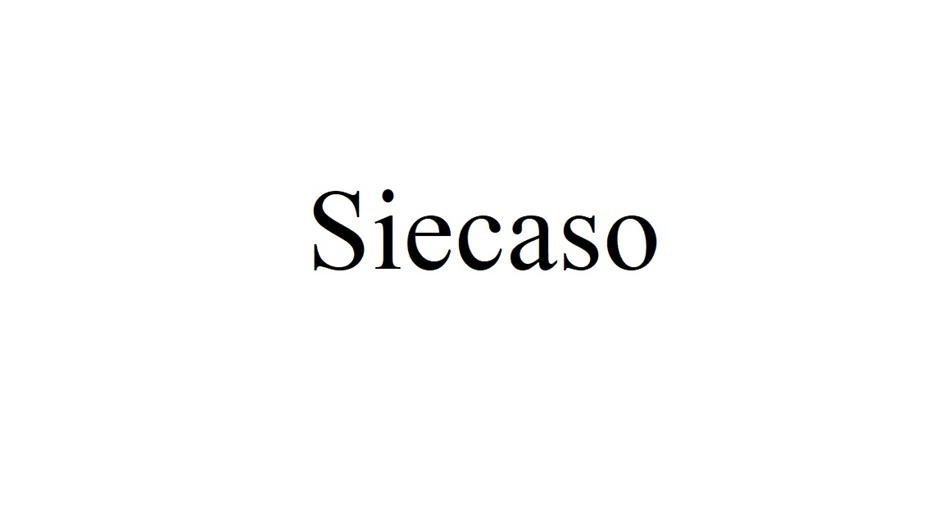 Изображение товарного знака Siecaso