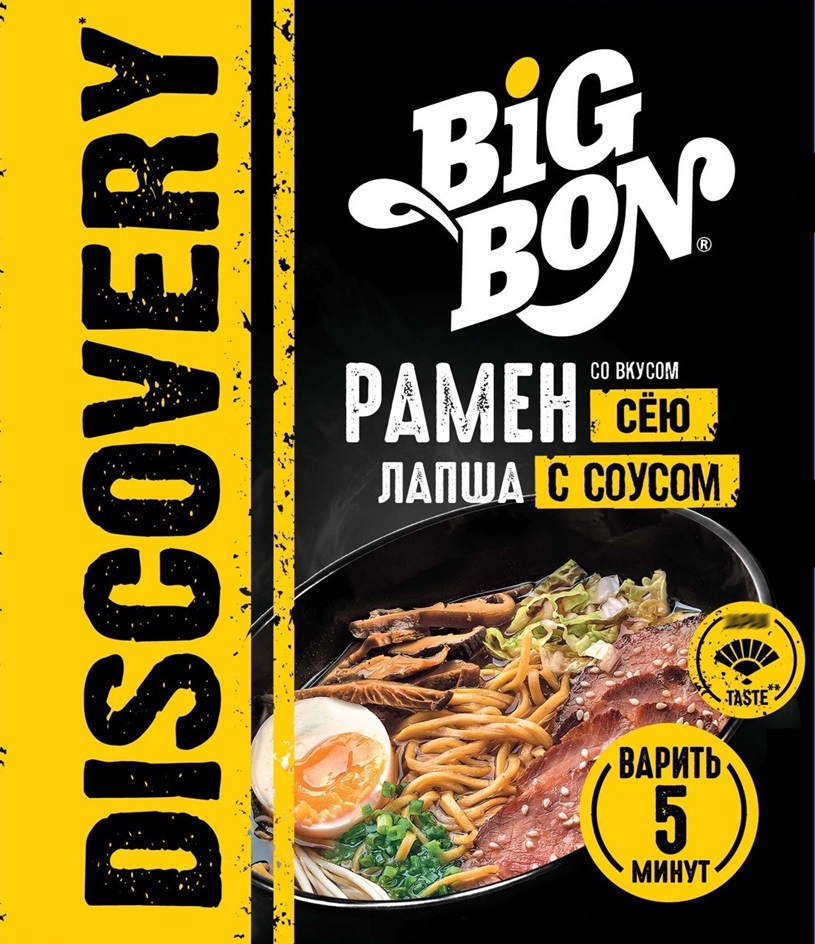 Изображение товарного знака BIg BON DISCOVERY PAMEH СЁЮ ЛАПША С СОУСОМ TASTE ВАРИТЬ 5…
