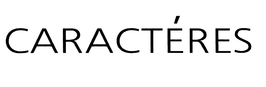 CARÁCTERES