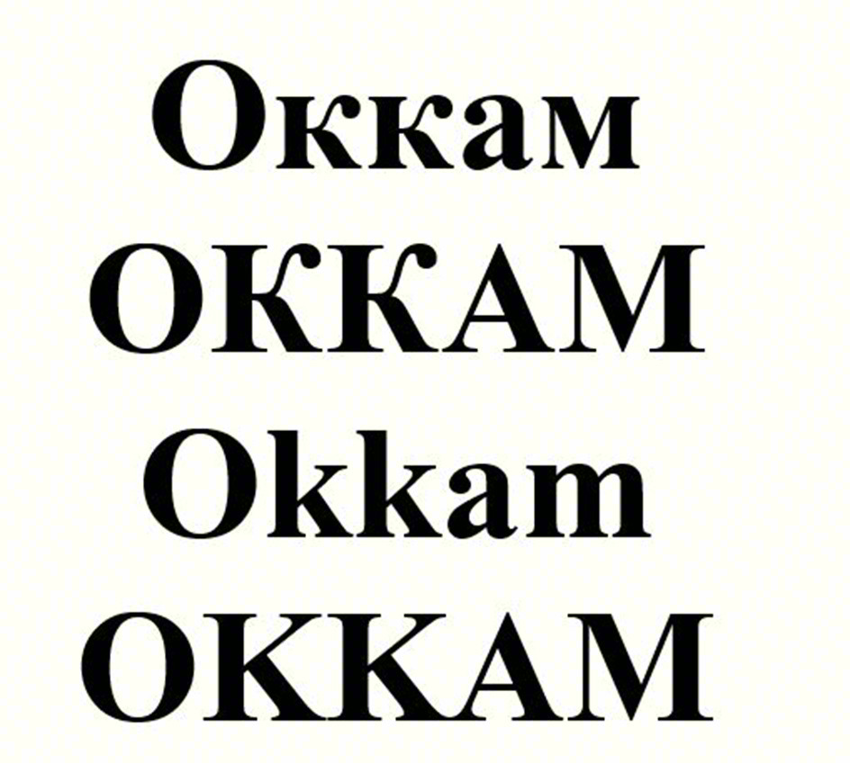 Оккам ОККАМ Okkam OKKAM