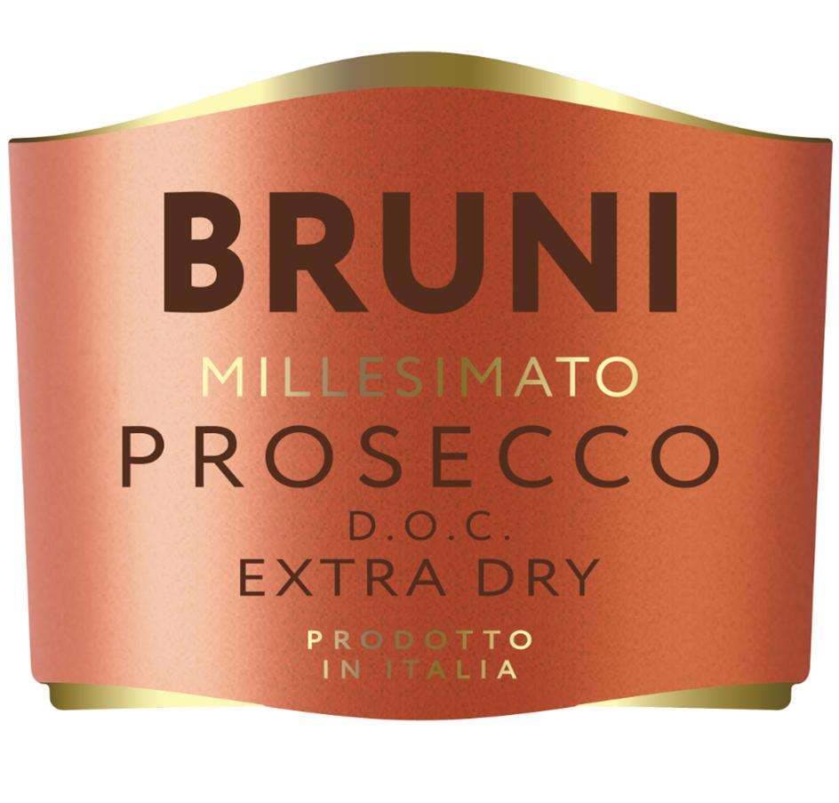 Изображение товарного знака BRUNI MILLESIMATO PROSECCO D.O.C. EXTRA DRY PRODOTTO IN…