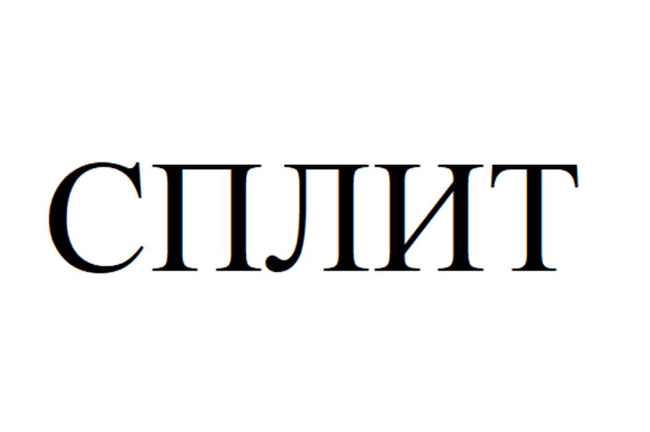 Изображение товарного знака СПЛИТ