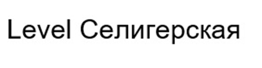 Level Селигерская