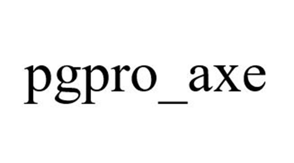 Изображение товарного знака pgpro _axe