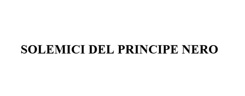 SOLEMICI DEL PRINCIPE NERO