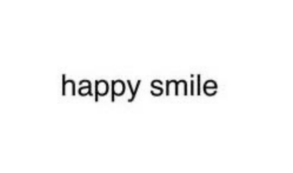 happy smile