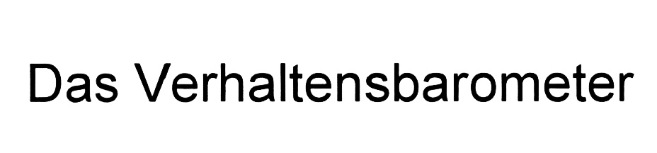 Изображение товарного знака Das Verhaltensbarometer