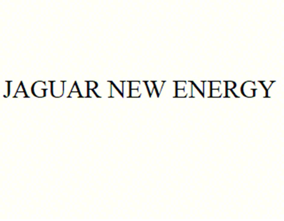 Изображение товарного знака JAGUAR NEW ENERGY