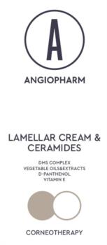 Изображение товарного знака ANGIOPHARM LAMELLAR CREAM & CERAMIDES DMS COMPLEX VEGETABLE…